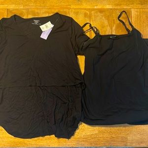 Nursing Shirt and Tank Size L